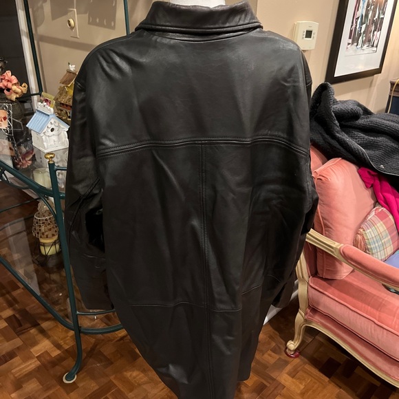 Plus size Leather Jacket - Picture 3 of 5